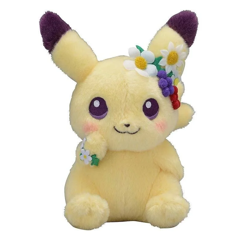 Toys 18cm Easter Spring Festival Garland Pikachu Eevee Plush Decor Pokemon Plush Doll Soft Stuffed Kawaii Pikachu Doll Kids Gift