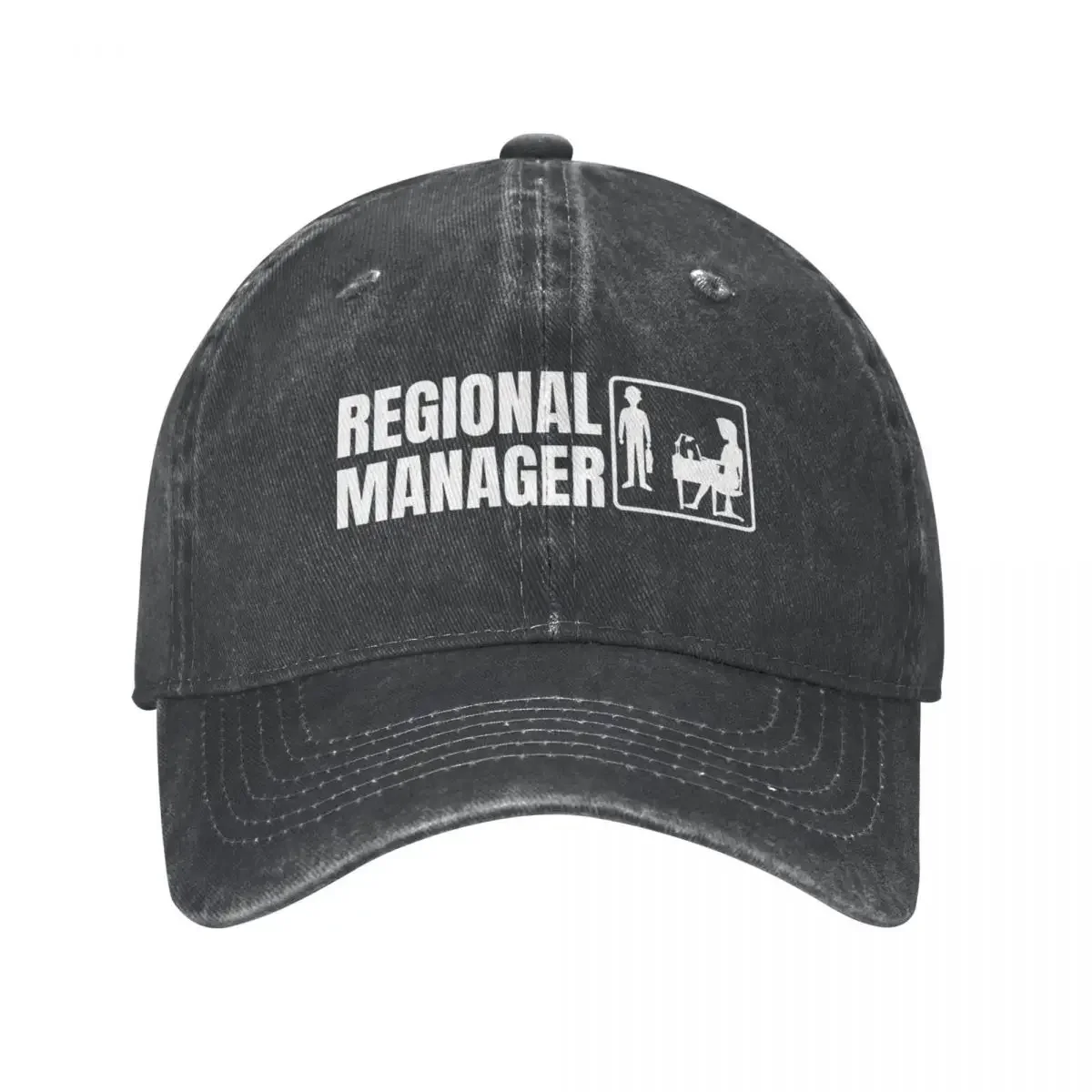 Vintage Regional Manager The Office Tv Show Baseball Caps Unisex Distressed Cotton Snapback Hat Outdoor Running Golf Caps Hat