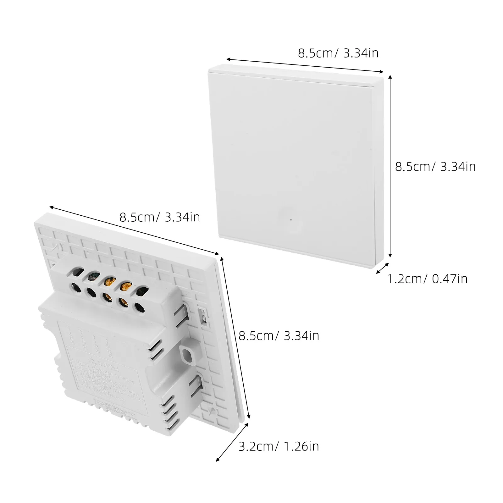 1Set Wireless Remote Light Switch No Wiring Smart Control for Bedroom Living Room Lamp Remote Control Outlet Wireless Mini
