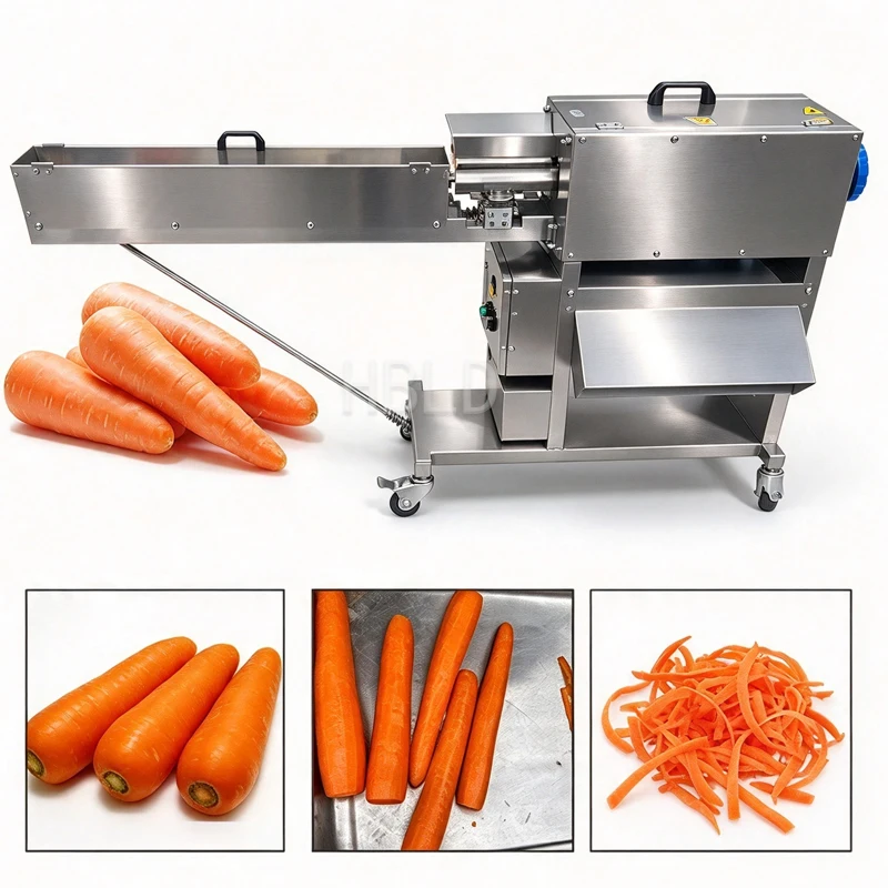Fully Automatic Carrot Peeling Machine, Commercial Root Vegetable Peeler, Industrial Food Processing Equipment