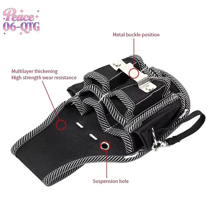 

Новый многофункциональный нейлоновый тканевый ремень для инструментов, держатель для набора отверток, сумка для инструментов, карманная сумка