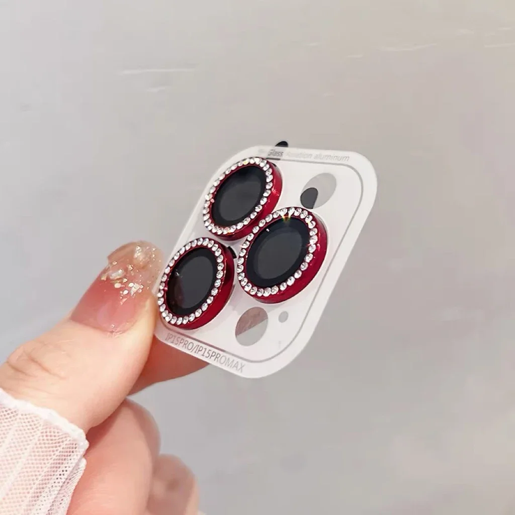 Luxury Diamond Camera Protector for iPhone 17/16/15