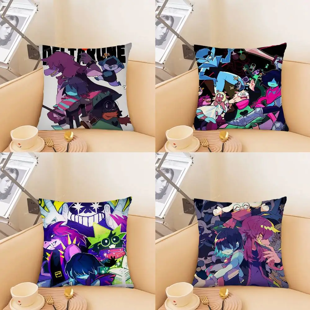 Deltarun Games Pillow Case Fashion Square Pillowcase Bedroom Sofa Room Ins Decoration Leisure