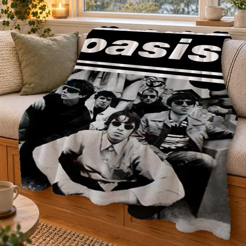 The Rain Cool Oasis Throw Double Sided Flannel Throw Blanket Soft Warm Washable Home Decor
