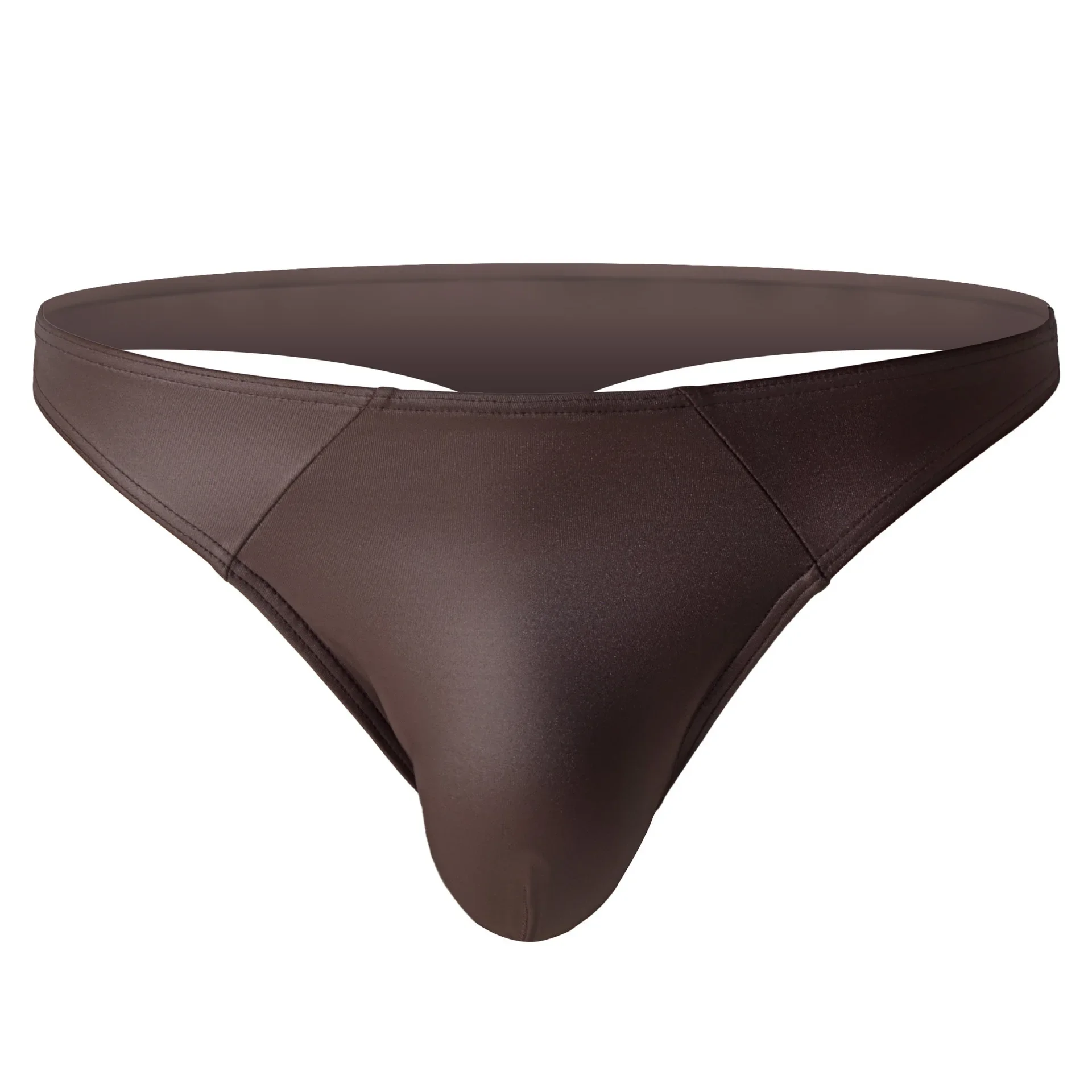Men Sexy T Back Thong Gays Erotic Low-rise U Convex Pouch Underwear Homme Fashion Solid Color Open Buttocks Youth Sports Panties