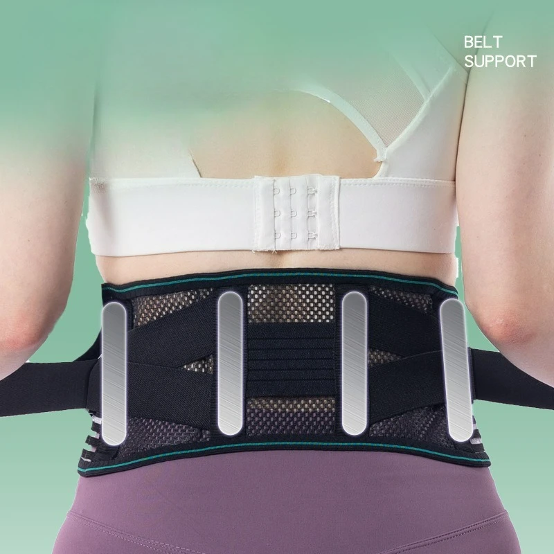 

1 шт. GOUNOD двойной поясничный поддерживающий пояс для талии ортопедический корсет для декомпрессии позвоночника, тренажер для талии, облегчение боли в спине