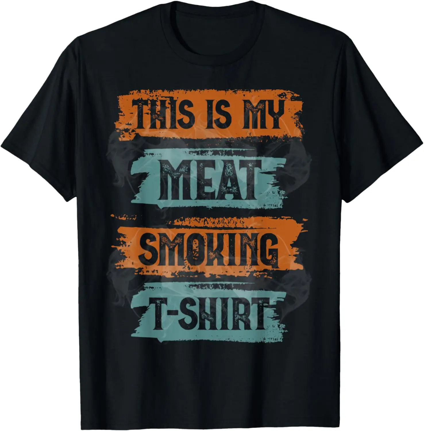 

THIS IS MY MEAT SMOKING BBQ Vintage Retro Distressed Smoker T-Shirt
