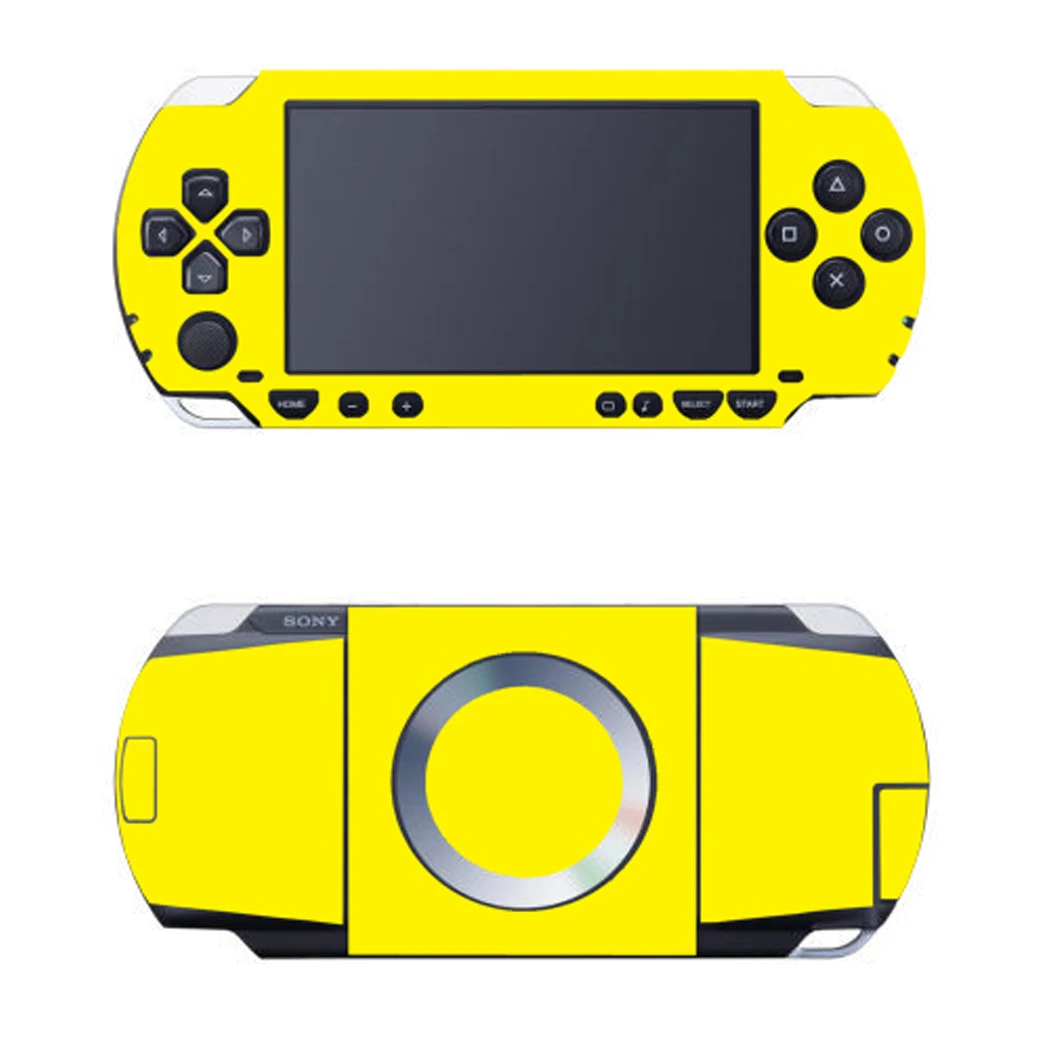 10 ملصقات لاصقة من الفينيل بلون نقي ونظيف لحماية الجلد من سوني PSP 1000 ملصقات جلود PSP1000