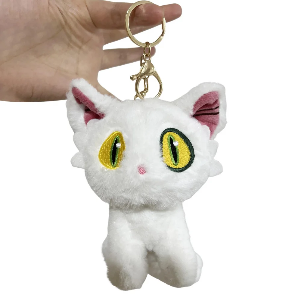 Plush Keychain 15CM Suzume No Tojimari Plush Toy Cute Anime Cat Stuffed Dolls Daijin Cat Detachable Keychain Fashion Accessories