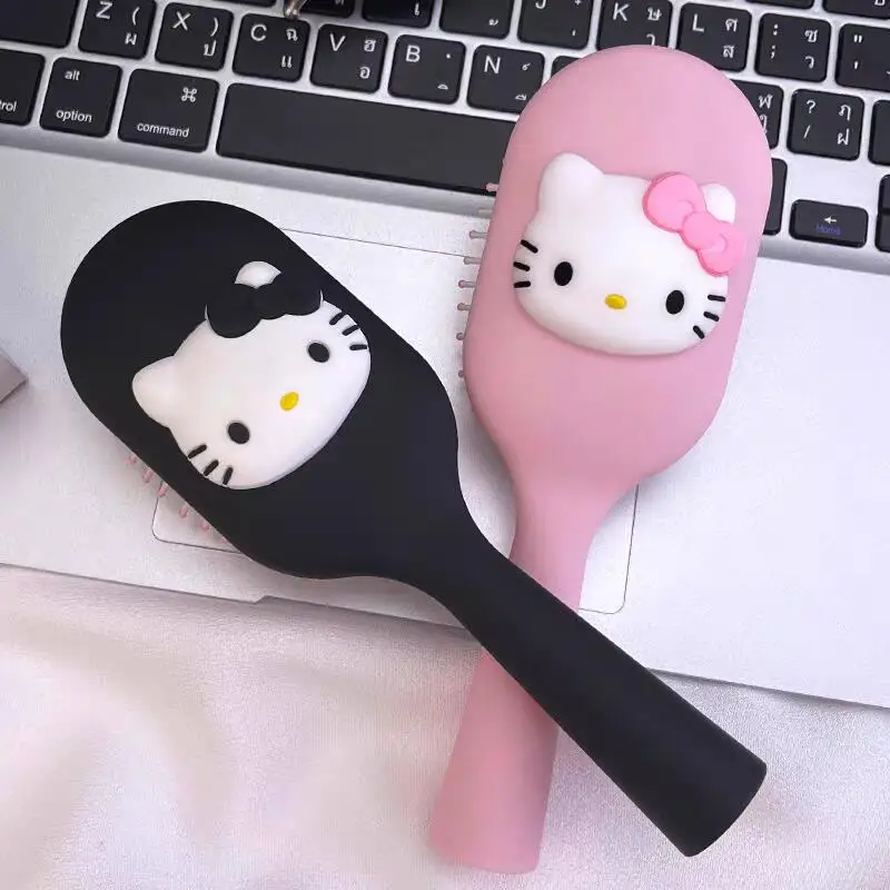 Sanrio Air Cushion Comb Hello Kitty Cartoon Portable Comb Hair Care Anti-tangle Wet and Dry Massage Comb Birthday Gifts For Girl