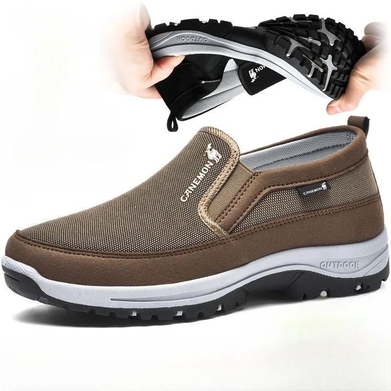 Men's Casual Loafers, Sneakers, Breathable Mesh, Retro Driving Shoes, Slip-on Vulcanized Soft Soles, Non-slip, Large Size 49