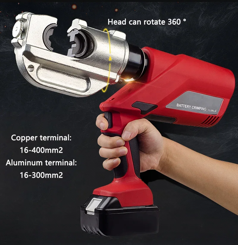 

Electric Hydraulic Crimping Pliers EZ-400 Charging Copper Aluminum Terminal Crimping Pliers Electric Crimping Tools 16-400mm2