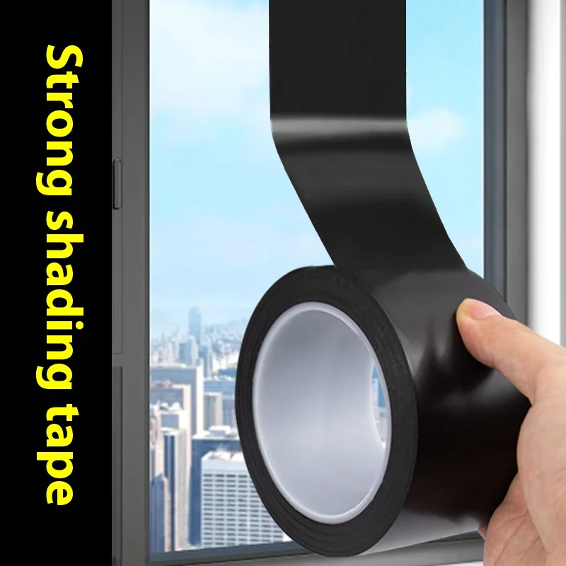 1 لفة شريط تعتيم أسود عازل الجهد مقاوم ماتي التظليل ارتفاع درجة الحرارة مقاومة بوليميد لاصق