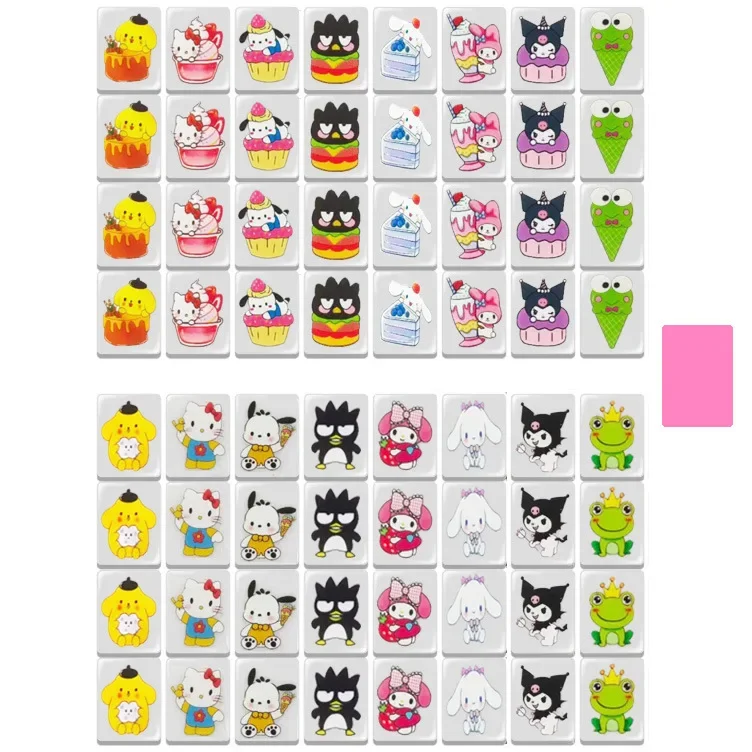 64+1 Blocks Sanrio Hello Kitty Seaside Escape Mahjong Game TikTok Popular Game Relax Time Double Play Party Fascinating Fun Game