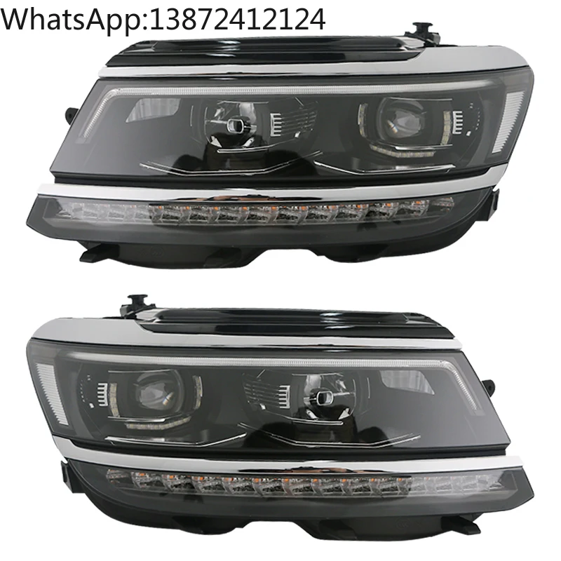 

YU GUANG for Volkswagen Tiguan MK2 2017 2021 Headlamp Upgrade VW Tiguan Allspace LED Headlights Front Lamp Daytime Running Light