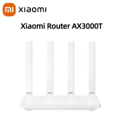 New Xiaomi AX3000T Router IPTV Mesh Networking Gigabit Ethernet Ports Gaming Accelerator Repeater Modem Signal Amplifier