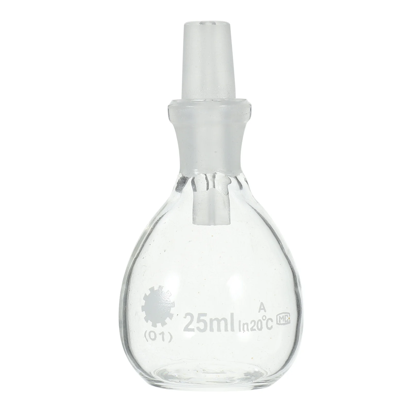 Laboratory Glass Pycnometer Reagent Bottle Glass Bottle Liquid Storage Bottle with Stopper glass bottles