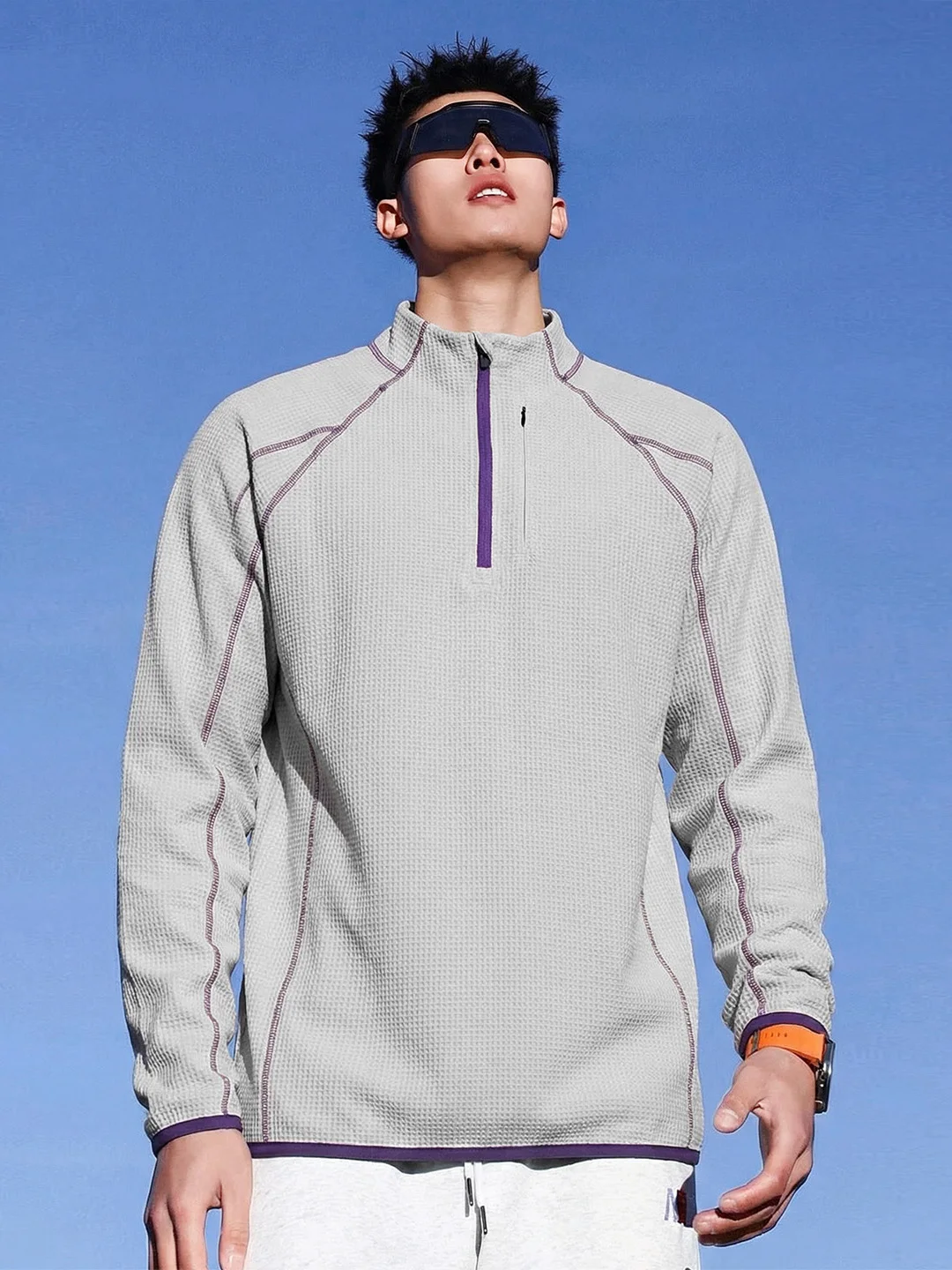 

Loose Fit Long Sve T-irt Men's plus Size Fitn Sport Spring Cycling Top Color Blo Hassel Line Casual irt