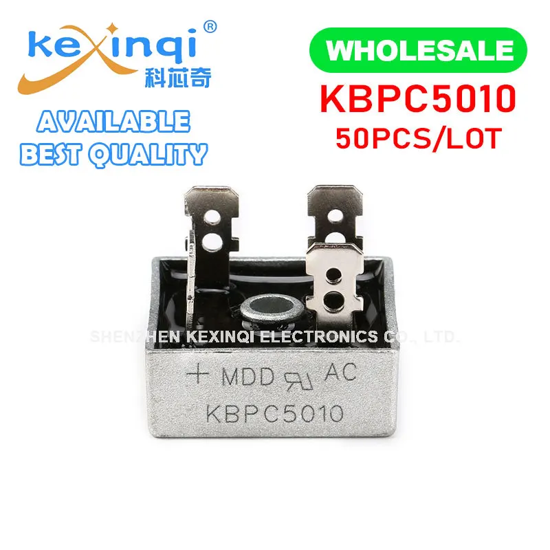 1PCS KBPC1510 KBPC2510 KBPC3510 KBPC5010 50A 35A 25A 15A 1000V Diode Bridge Rectifier IN STOCK