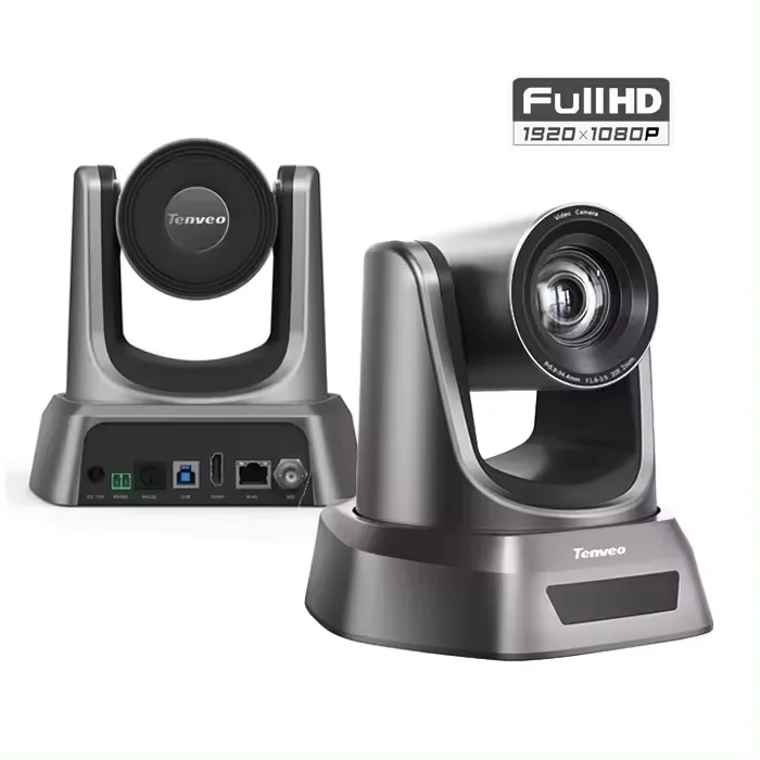 

Tenveo TEVO-NV10A Videoconferencing Equipment Ptz Camera NDI HX2 HD 1080p 60fps Poe Meeting Video Ptz Camera