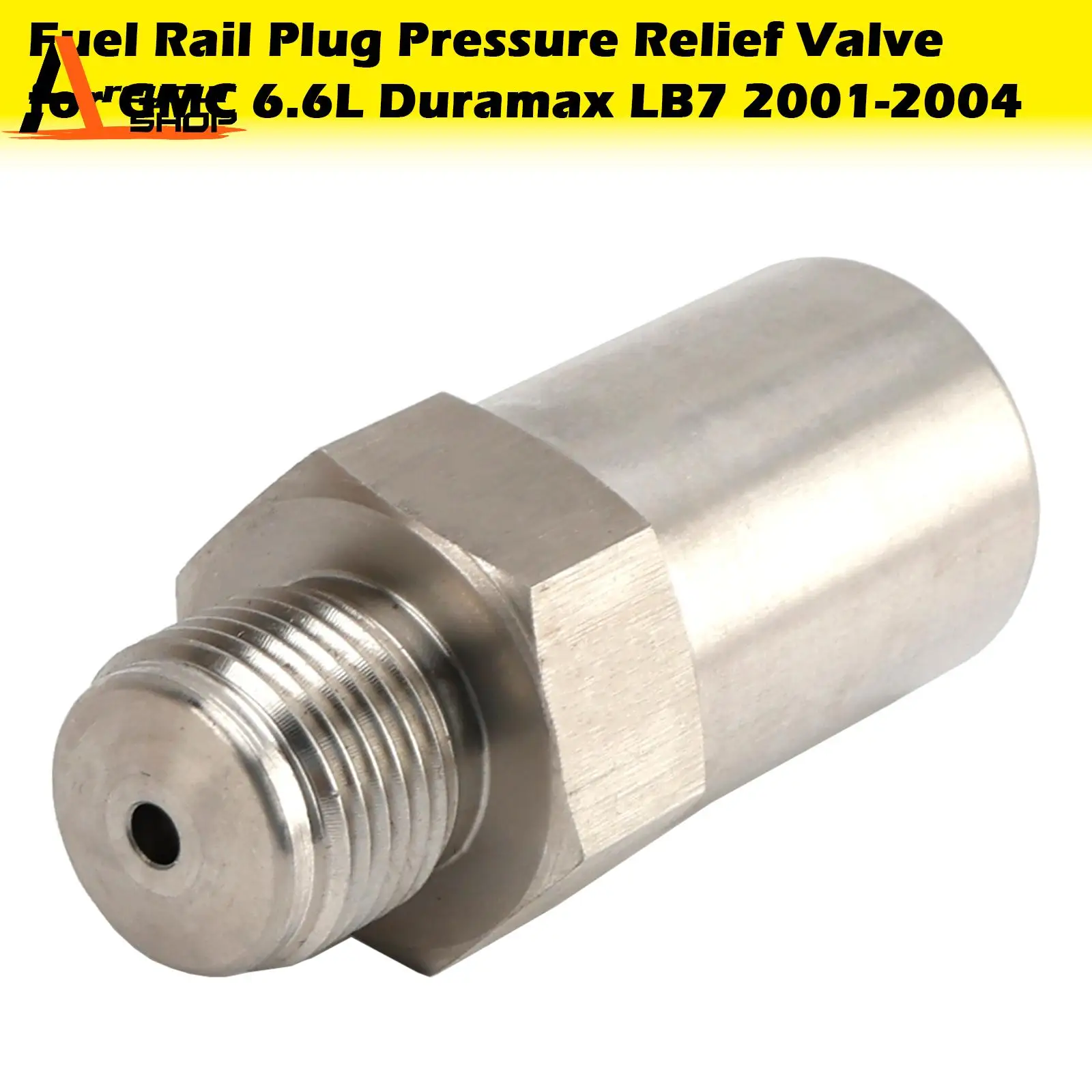 

Areyourshop Fuel Rail Plug Pressure Relief Valve for GMC 6.6L Duramax LB7 2001 2002 2003 2004