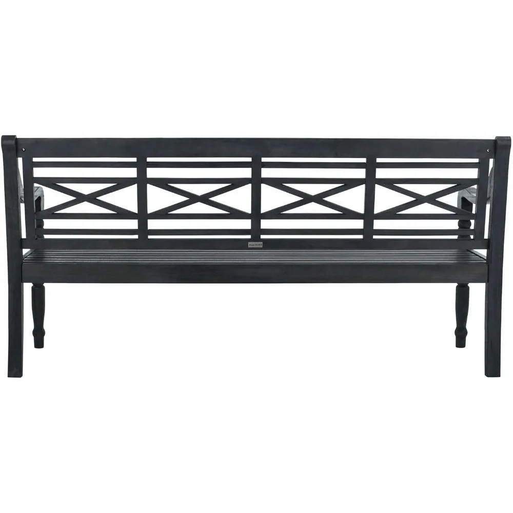 مجموعة Safavieh Patio Collection Martin Adirondack مقعد خشب السنط، طبيعي