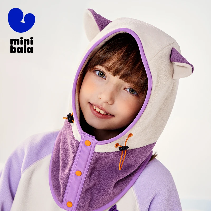 

Мини-детская шапка Bala, зимняя Балаклава с защитой шеи в животном стиле для мальчиков и девочек