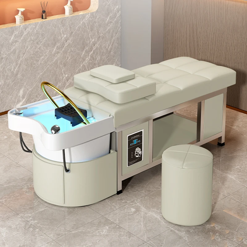 Luxury Cosmetologist Chair Hair Spa Equipment Japanese Shampoo Washing Professional Hairdressing Mobilier Coiffure Beauty Salon