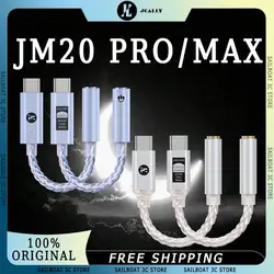 JCALLY JM20PRO JM20MAX Small Tail Mobile Phone Portable CS43131 Ear Amplifier Decoding Hifi Adapter Integrated Machine Custom