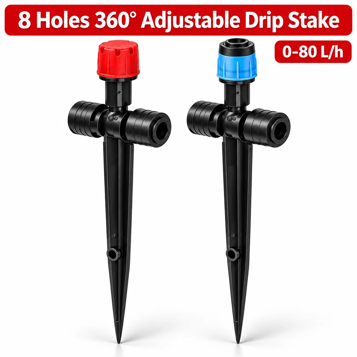 Drip Irrigation Stake Sprinkler,1/4
