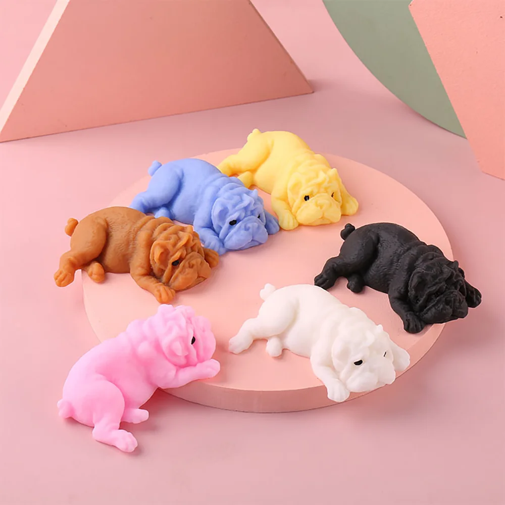 1pc Cute Dog Soft Pinch Relieves Daily Stress and Tension Slow Resilience Restlessness Office Furniture Decoration Children Toys