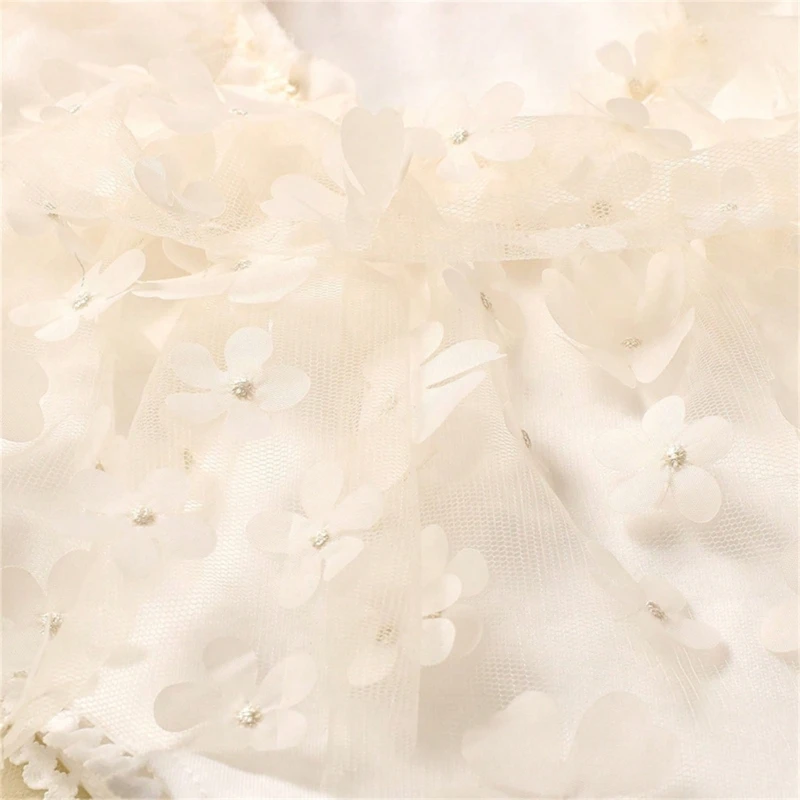 Newborn Photo Props Flower Headband Backless Jumpsuit Posing Clothes Baby Photography Suit Princess Dress Infant Costume