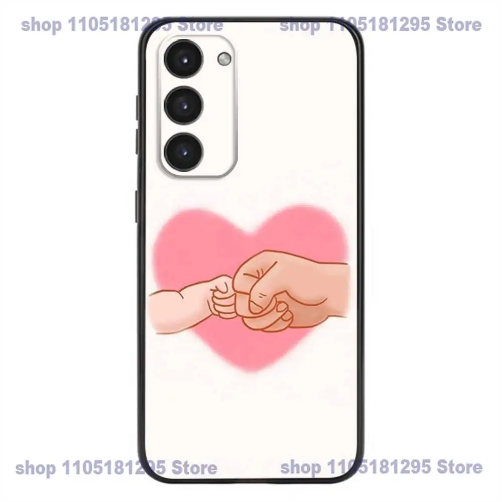 R-Rugrat Chuckie A-Angelica funda de teléfono para Samsung Galaxy A32,21s,22,31,52,53,72,73, Note20,8,9,10 funda negra de silicona suave