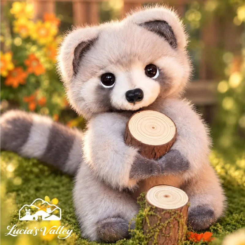Magic Raccoon Fragrance Plush Lucia Valley Original Handmade High-end Dolls Tide Play Exquisite Birthday Gifts Ornament