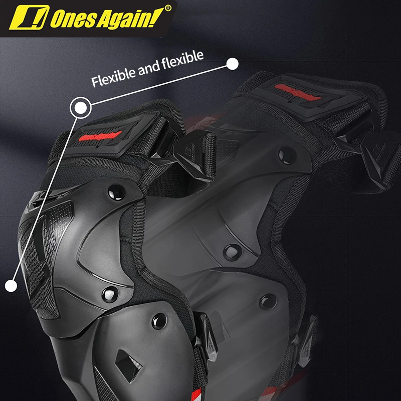 4/6pcs Set Motocross CE2 Kneepad Ones Again! KP10 Knee Pads EP10 Elbow Brace Motorcycle Men Cycling Protector Equipement Moto