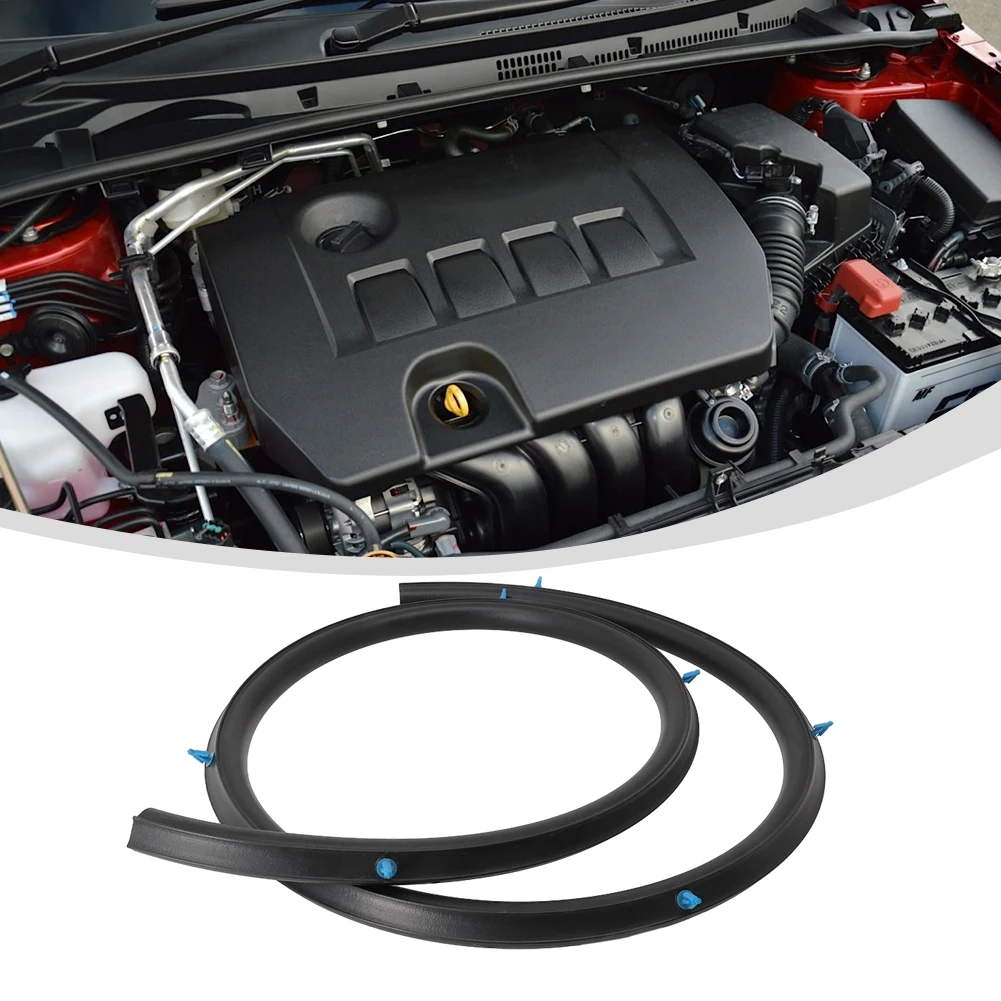 Part Sealing Strip Rubber Back Engine Hood For Corolla 07-13 For Toyota Practical Sealing Strip Brand New High Quality