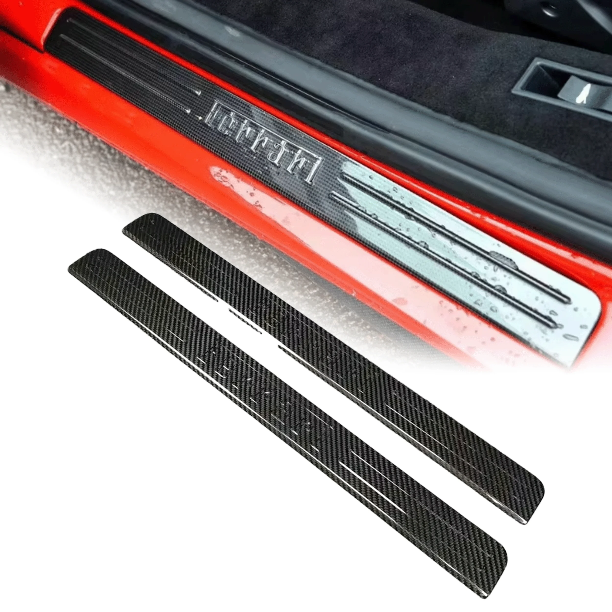 

Подходит для Ferrari 488 GTB OE Type Dry Carbon, боковой порог автомобиля