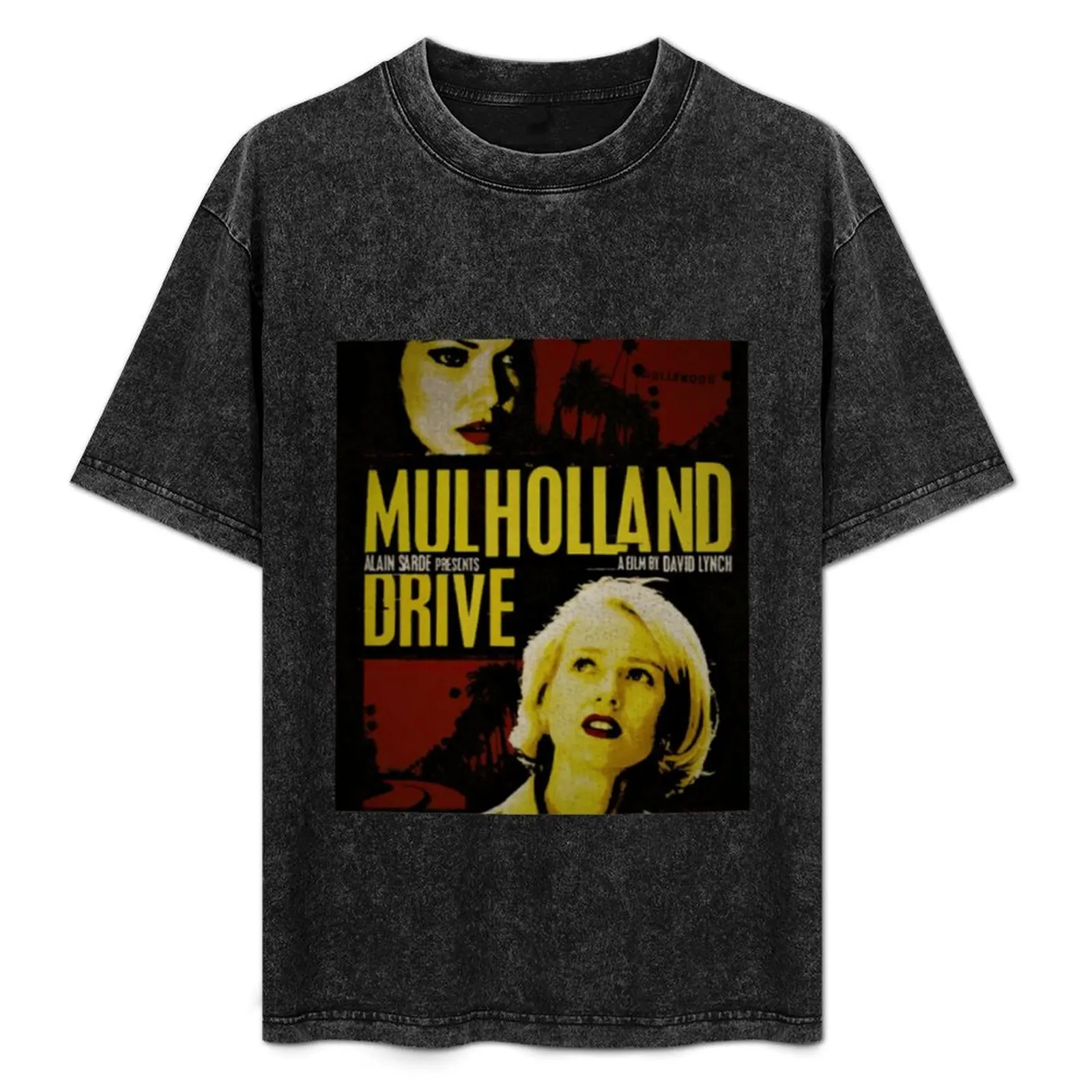 MULHOLLAND DRIVE DAVID LYNCH T-Shirt kawaii clothes animal prinfor boys man clothes vintage t shirt for men