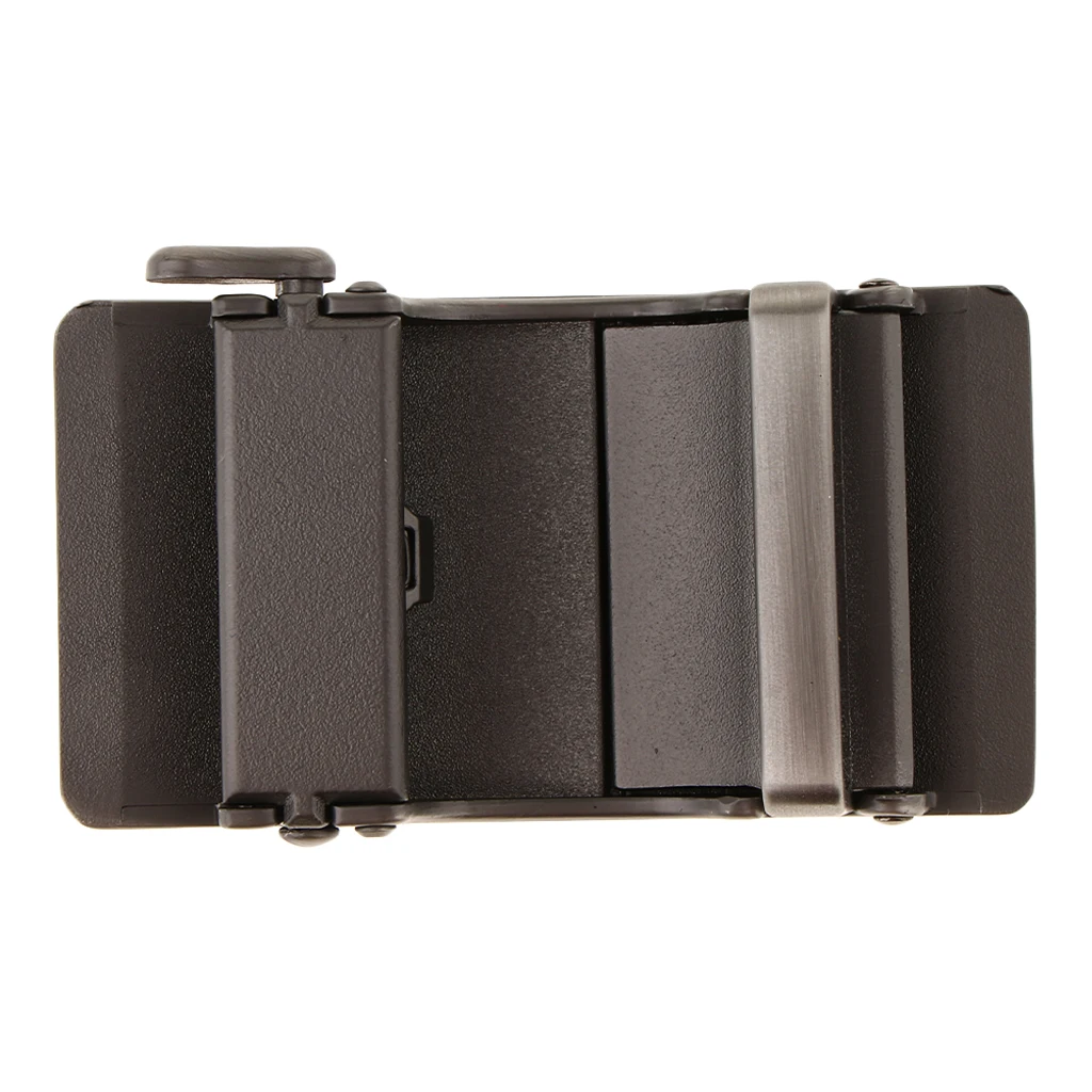Fashion Ratchet Belt Buckle Alloy Automatic Replacement Accessory for 3.5cm Men’s Leather Strap DIY Findings Casual Business