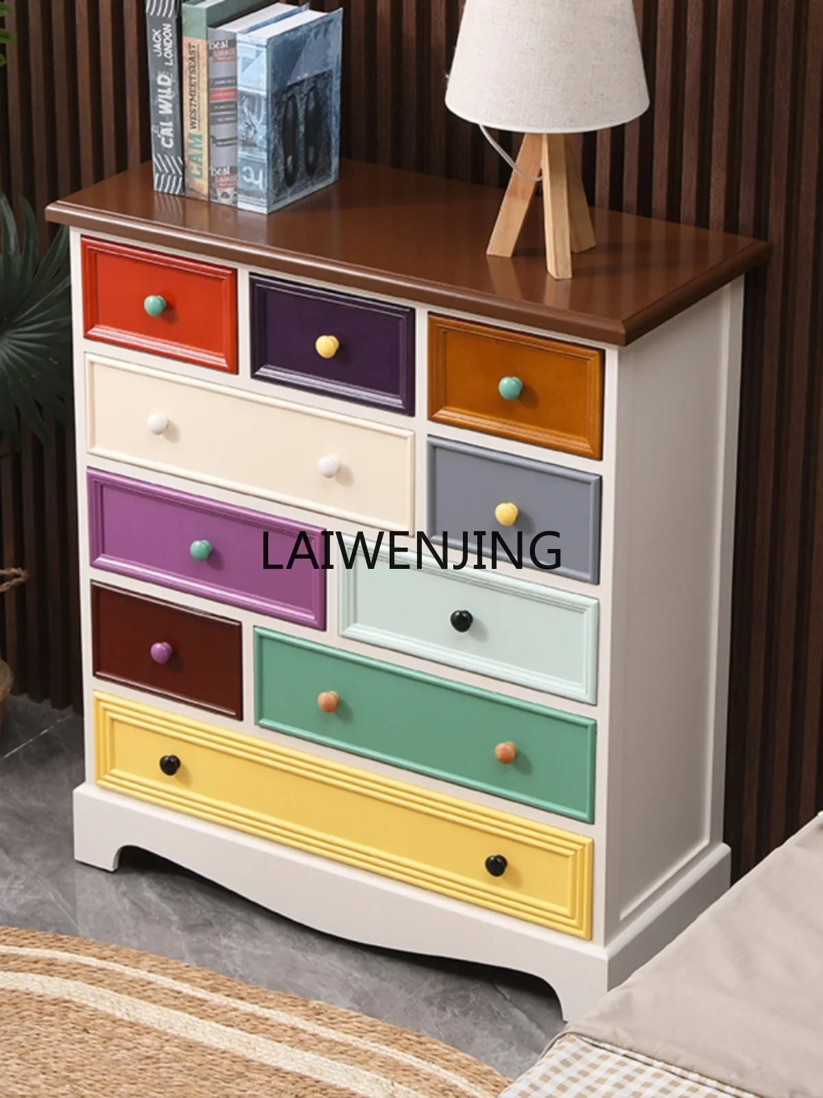 HLZ living room drawer chest of drawers simple modern storage storage chest of drawers household