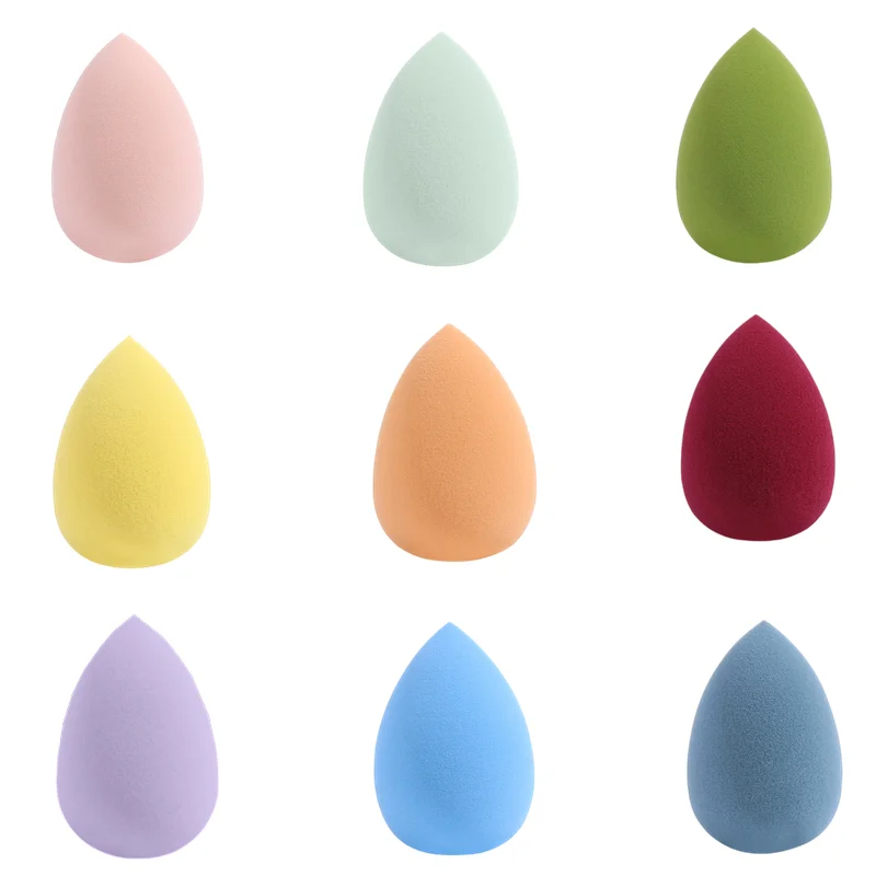 3pcs Cosmetic Puff Powder Smooth Women\'s Makeup Foundation Sponge Beauty Make Up Tools & Accessories Water Drop Blending Shape