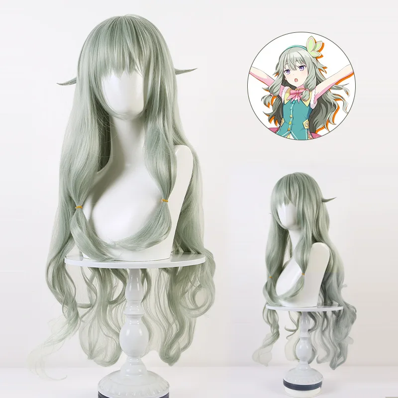 Plan du monde coloré scène exploit Hatsune Miku Kageki Nene Cosplay perruque