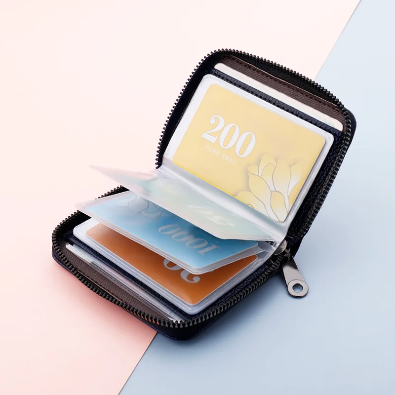 

20 Bits Credit Card Holder Wallet Driver's Lisence Cover For Car Documents Multi Pockets Business Card Holder Card Wallet Case