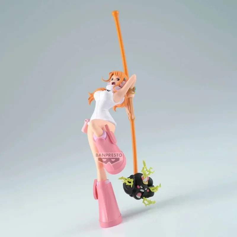 Bandai Original Banpresto อะนิเมะ One Piece BATTLE RECORD COLLECTION Nami PVC Action Figure ของเล่นสะสมของขวัญ