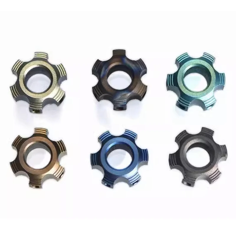 MG Titanium Alloy EDC Paracord Bead Fidget Spinner Push Slider DIY Accessories EDC Pendant Outdoor Tools for Adults Gift for Men