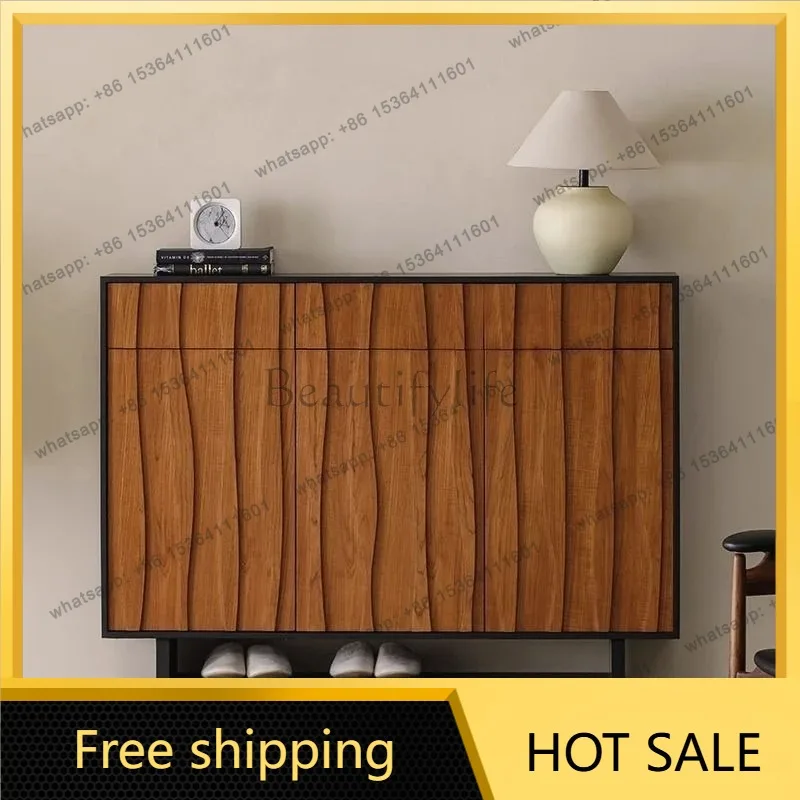 Slippers Wooden Shoe Cabinet Organizer Mobile Storage Hidden Shoe Shelf Dorm Essentials Vertical