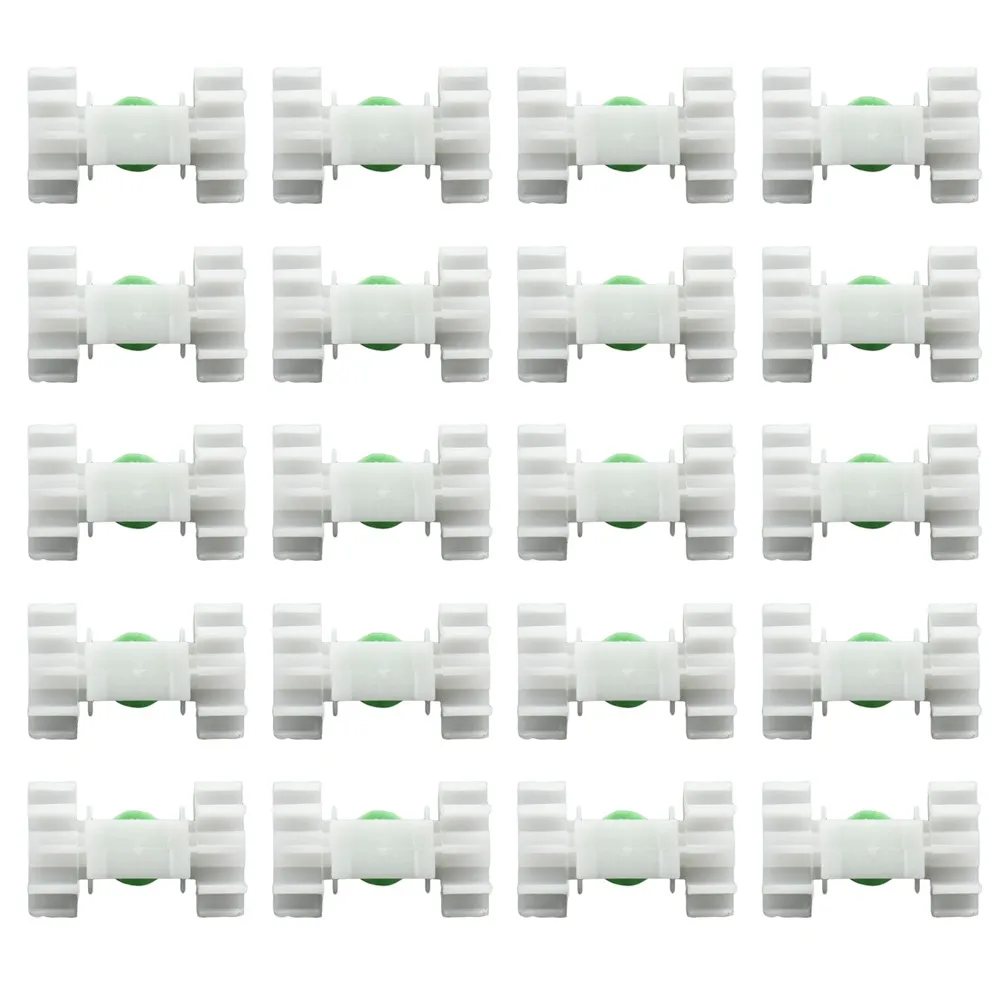 Decorative Strip Door Clips 31*20mm White+Green Car E36 E46 323 325 328 330 Exterior Fasteners Fender Moulding