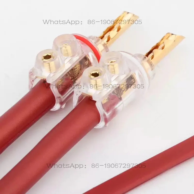 Audiophile Grade Copper Gold-plated Rhodium-plated Serrated Banana Plug, Solder-free Audio Speaker Crystal Banana Head