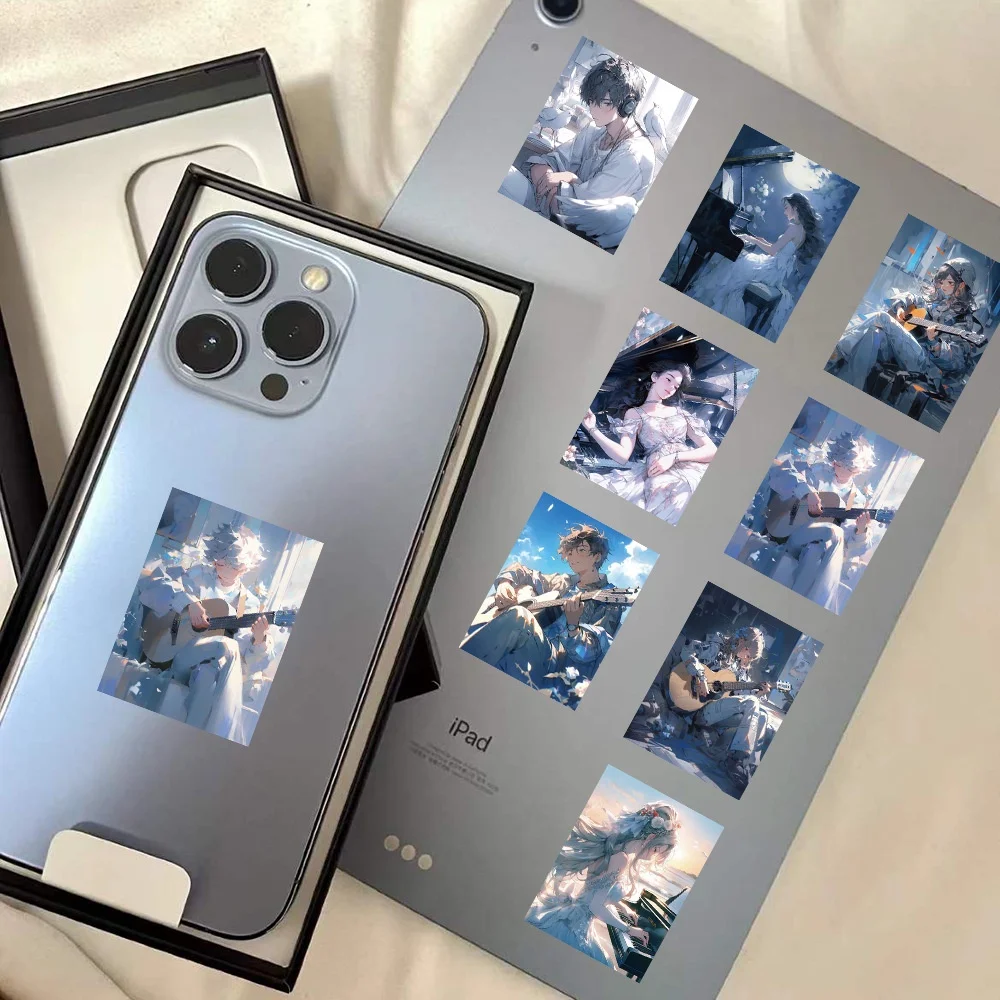 60 قطعة الأمير الموسيقى الكتابة على الجدران ملصقات الزخرفية لخوذة دراجة حساب اليد مقلمة الشارات BulingBulingStickers Store