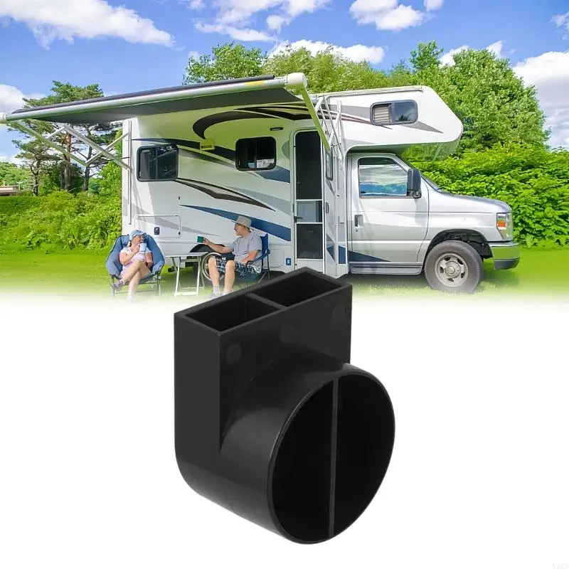 Practical Heating Duct Vent Outlet Nylon Warm Air Fitting with Round Front Opening Suitable for Travel Trailer Vent Service X37F